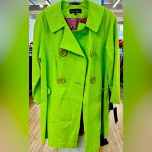 Nicole Miller “Citron” Trench Jacket
